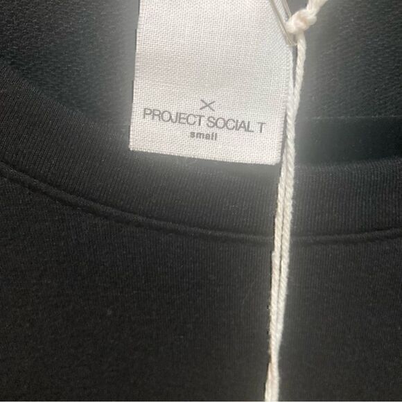 NWT Project Social T Ava Ruched Sweatshirt Size S - Picture 5 of 9